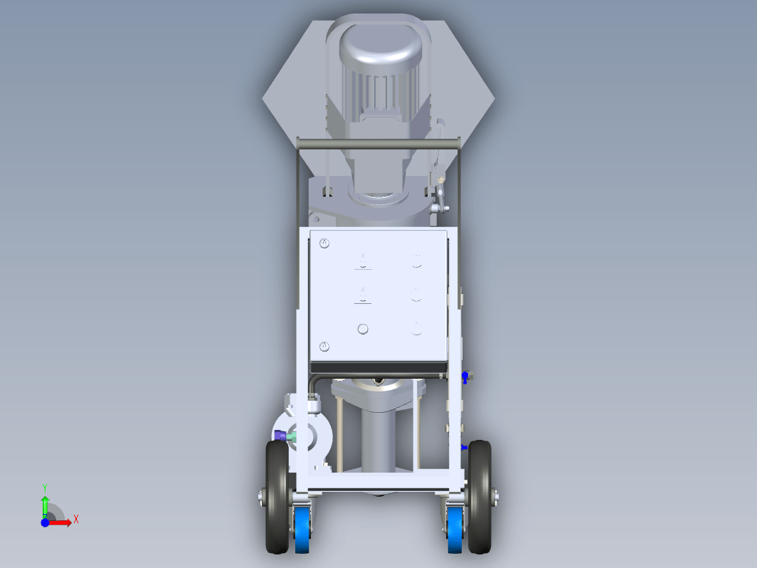 1040塑料成型机PROE设计