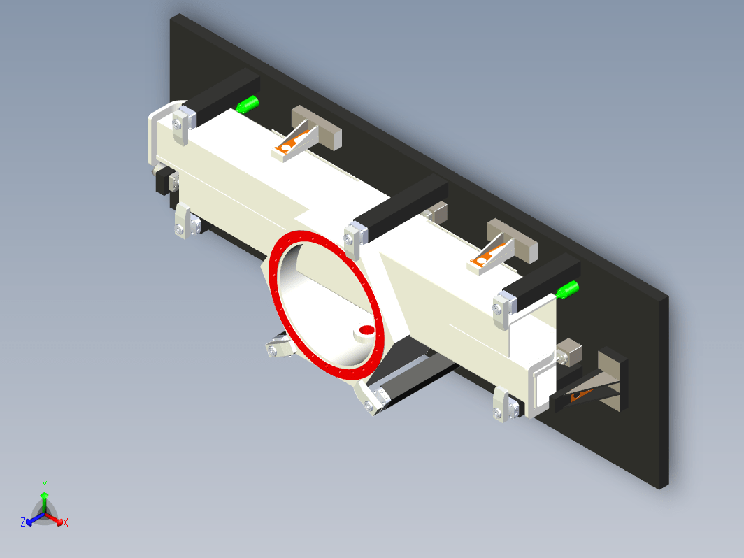 随车吊基座夹具