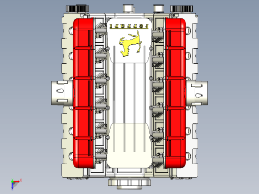 法拉利 Ferrari v12发动机设计图纸缩略图