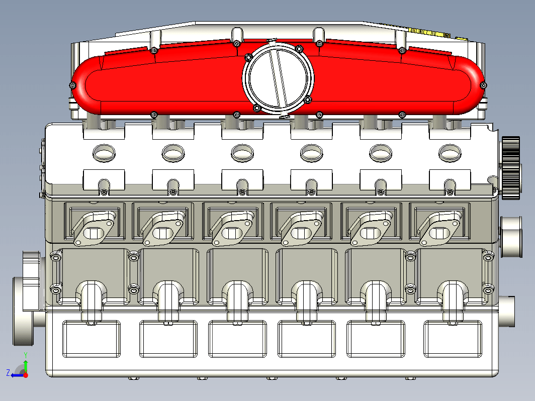 法拉利 Ferrari v12发动机设计图纸