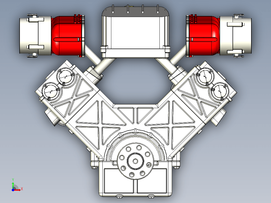 法拉利 Ferrari v12发动机设计图纸