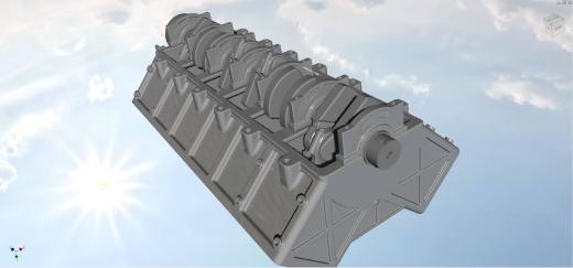 法拉利 Ferrari v12发动机设计图纸缩略图