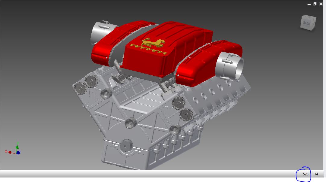 法拉利 Ferrari v12发动机设计图纸