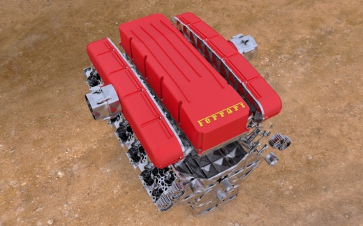 法拉利 Ferrari v12发动机设计图纸缩略图