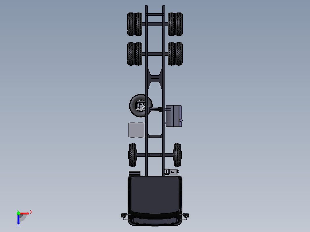 运输车辆底盘SMC-12000汽车底盘（ZZ1317N466GE1）