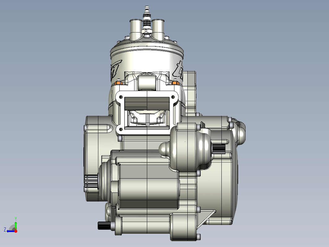 摩托车发动机 TM MX125 2000