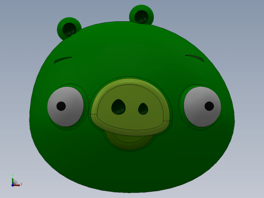 可爱在猪头(愤怒的小鸟版) angry-birds-pig-number-01缩略图