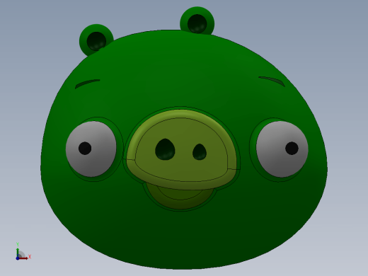 可爱在猪头(愤怒的小鸟版) angry-birds-pig-number-01缩略图