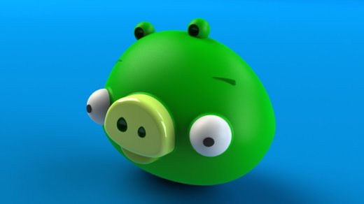 可爱在猪头(愤怒的小鸟版) angry-birds-pig-number-01缩略图