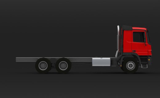 奔驰 Actros 底盘全尺寸卡车模型缩略图