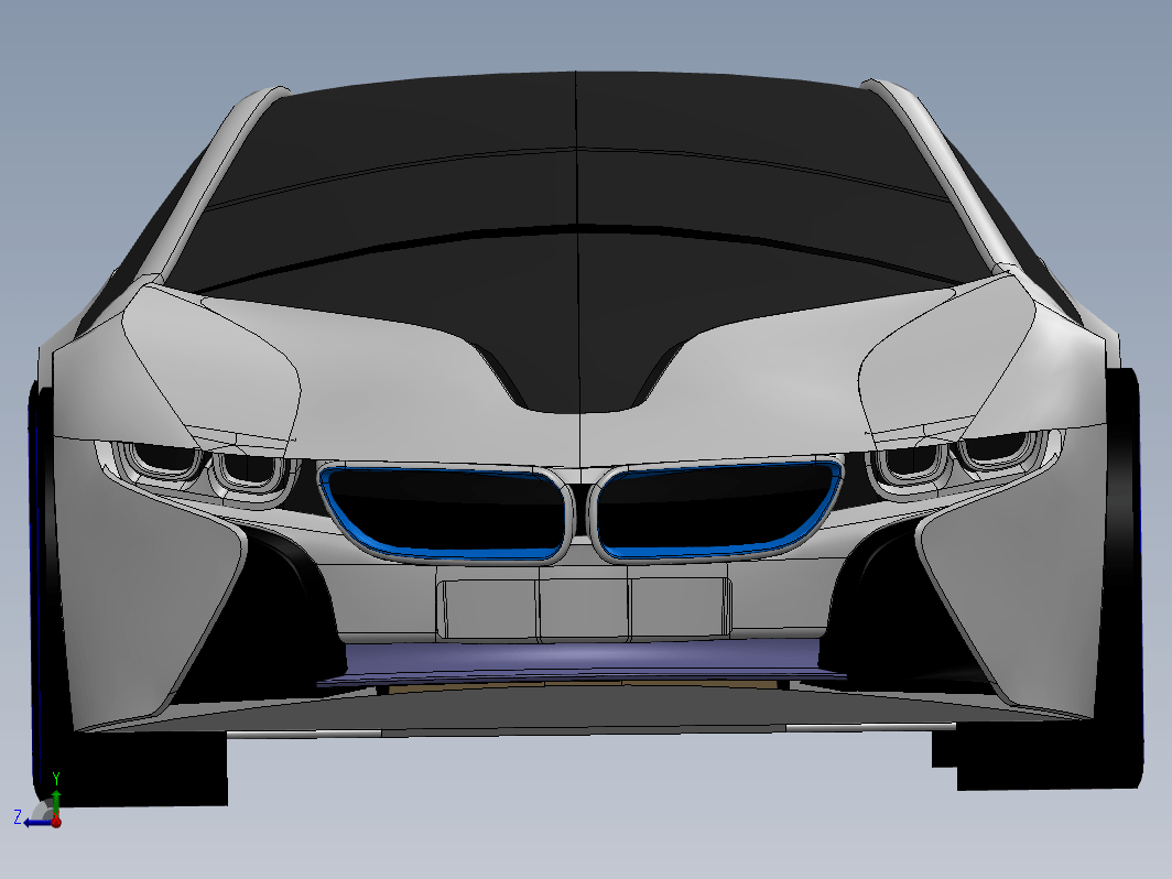 宝马i8概念车模拟