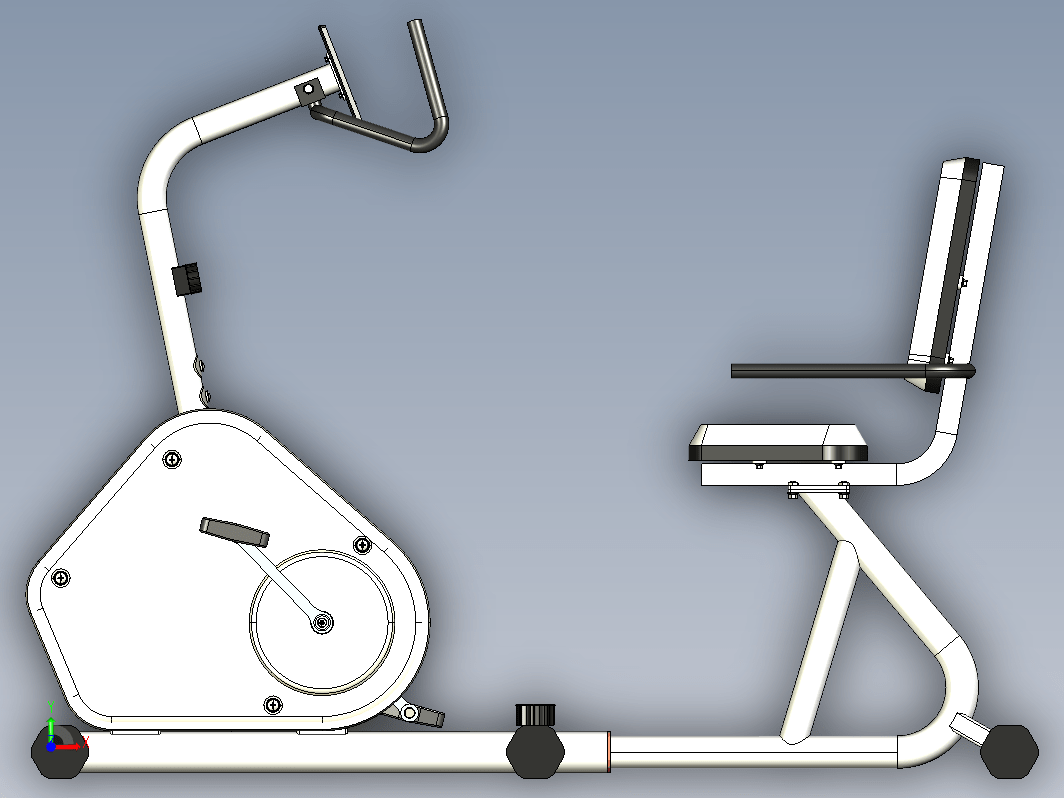 Recumbent bike卧式健身自行车