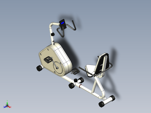 Recumbent bike卧式健身自行车缩略图
