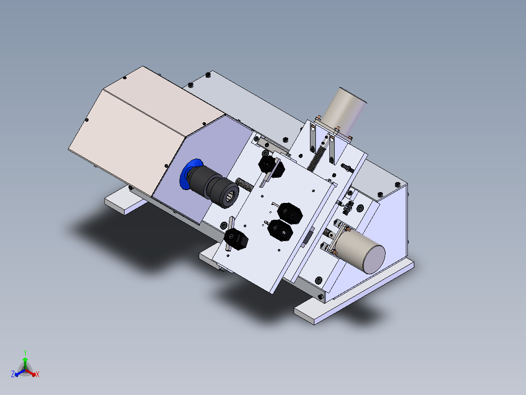 微型车床机械结构