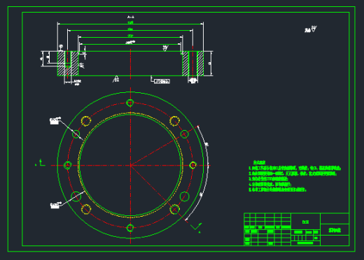 带勾端盖落料拉深冲孔复合模设计 CAD+设计说明书缩略图
