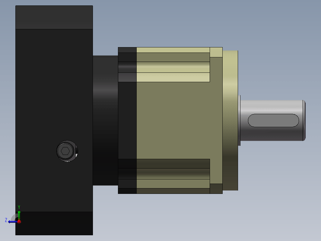 AB115-L1(3KW)外形图(35-114.3-79-200-M12)减速机AB系列 AB115