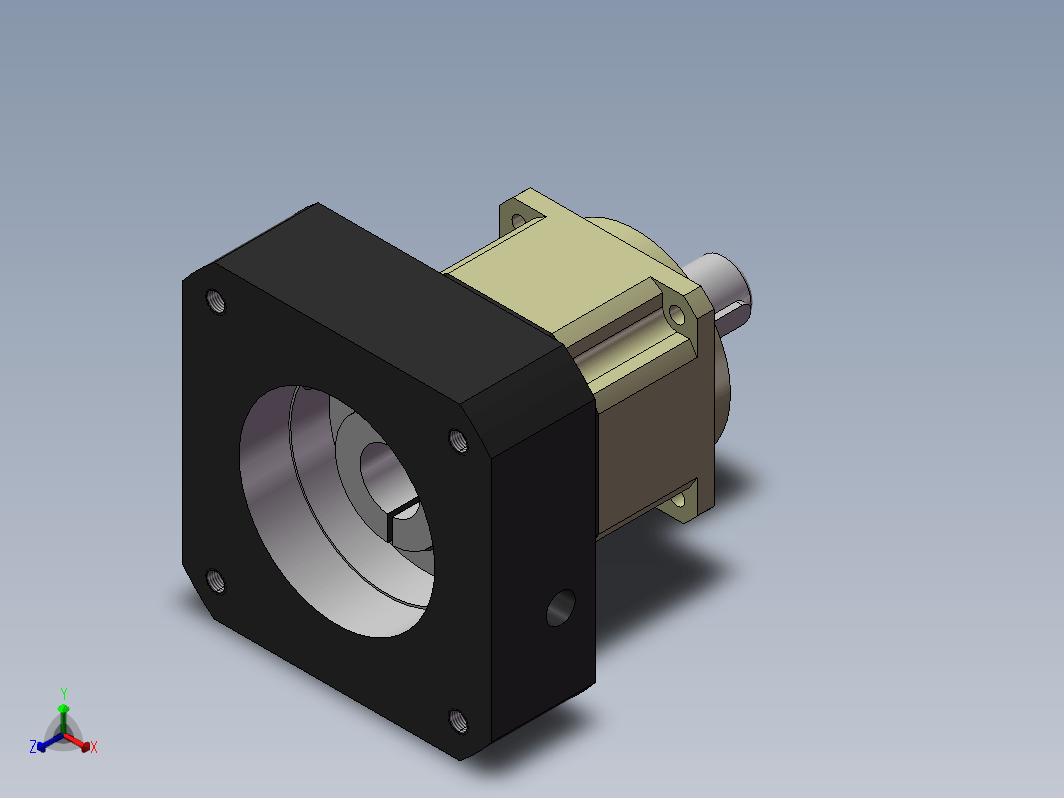 AB115-L1(3KW)外形图(35-114.3-79-200-M12)减速机AB系列 AB115