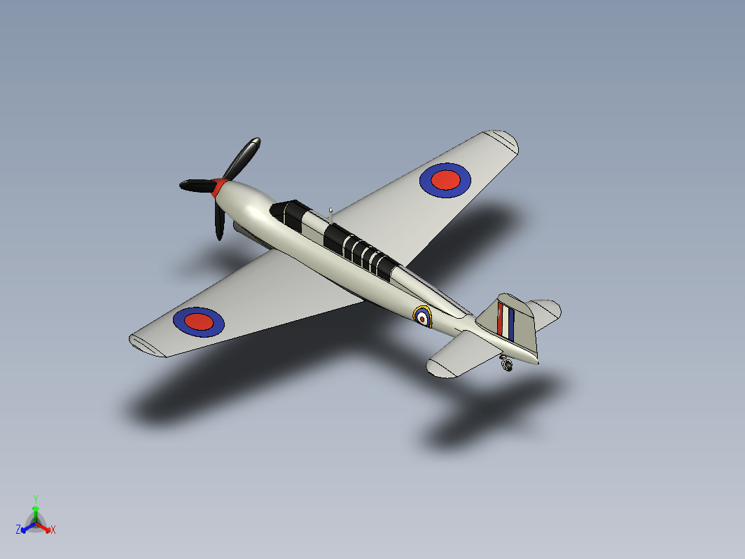 舰载侦察机 Fairey Fulmar Mk II