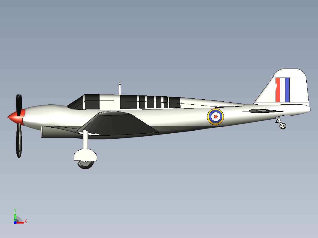 舰载侦察机 Fairey Fulmar Mk II