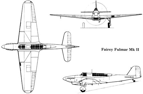 舰载侦察机 Fairey Fulmar Mk II缩略图