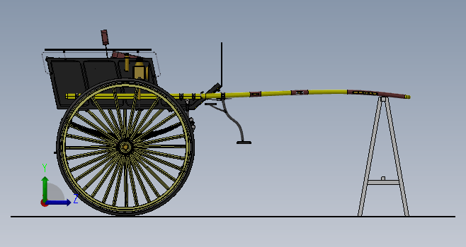 F0161-白教堂推车