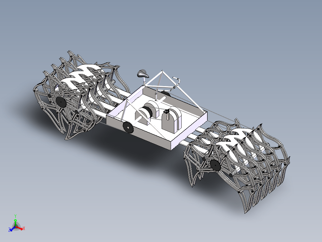 脚踏骑行式Strandbeests仿生兽车