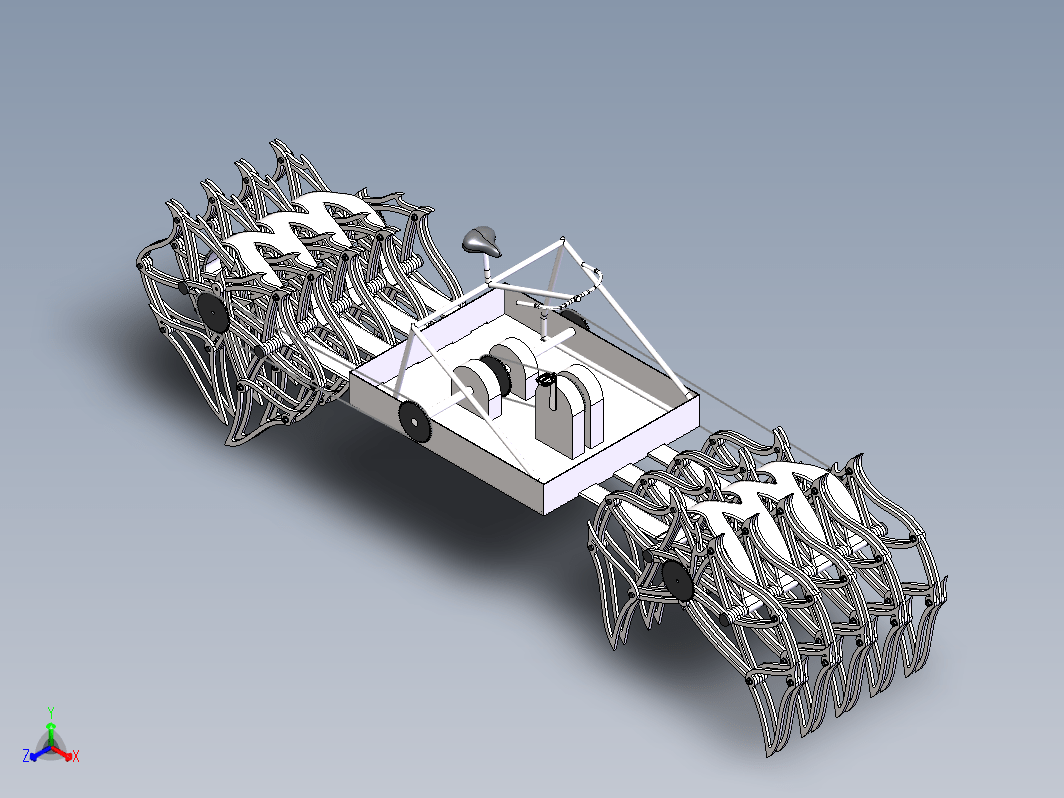 脚踏骑行式Strandbeests仿生兽车