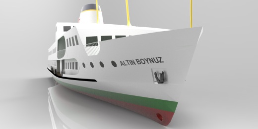 客运渡轮3D图纸缩略图