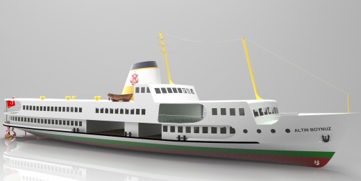 客运渡轮3D图纸缩略图