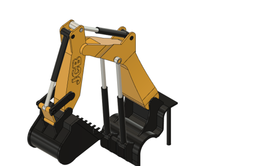 excavator挖机挖斗臂缩略图