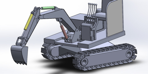 MINI EXCAVATOR简易结构