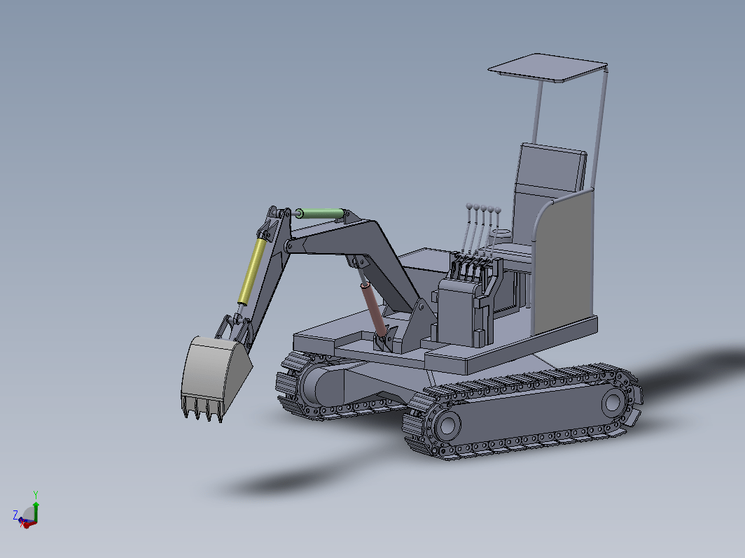 MINI EXCAVATOR简易结构