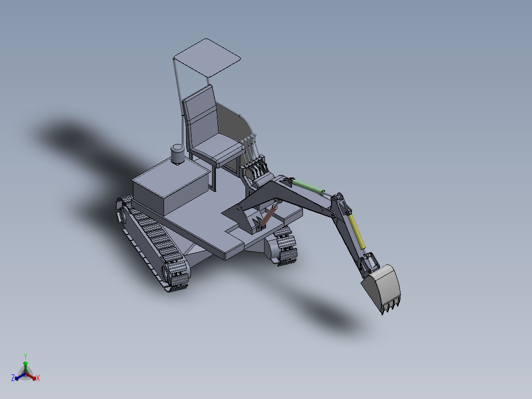 MINI EXCAVATOR简易结构