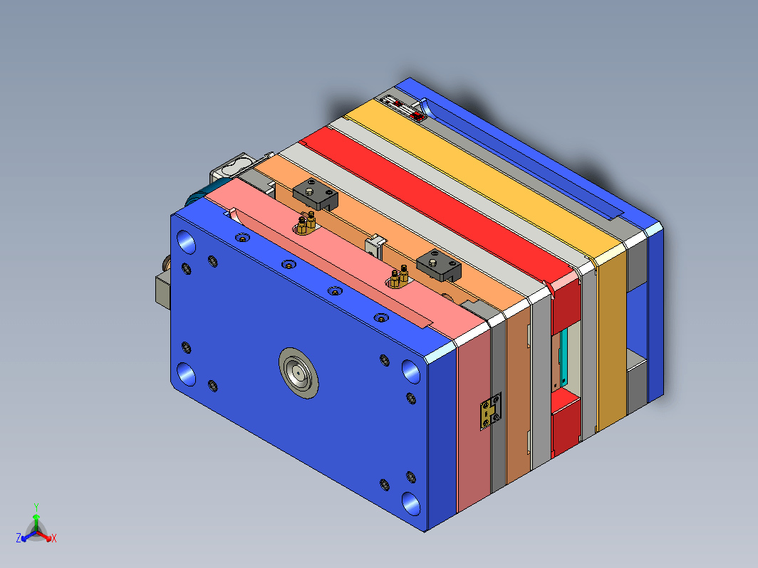 828变速箱模具反应器UG设计