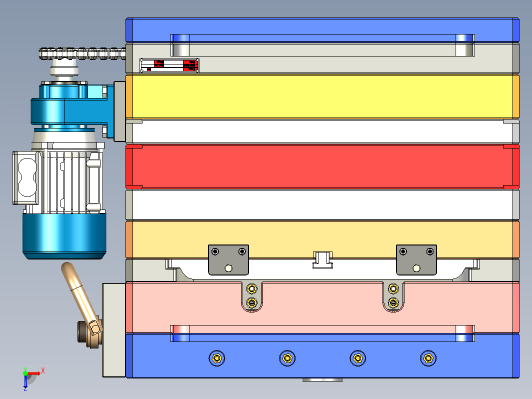 828变速箱模具反应器UG设计