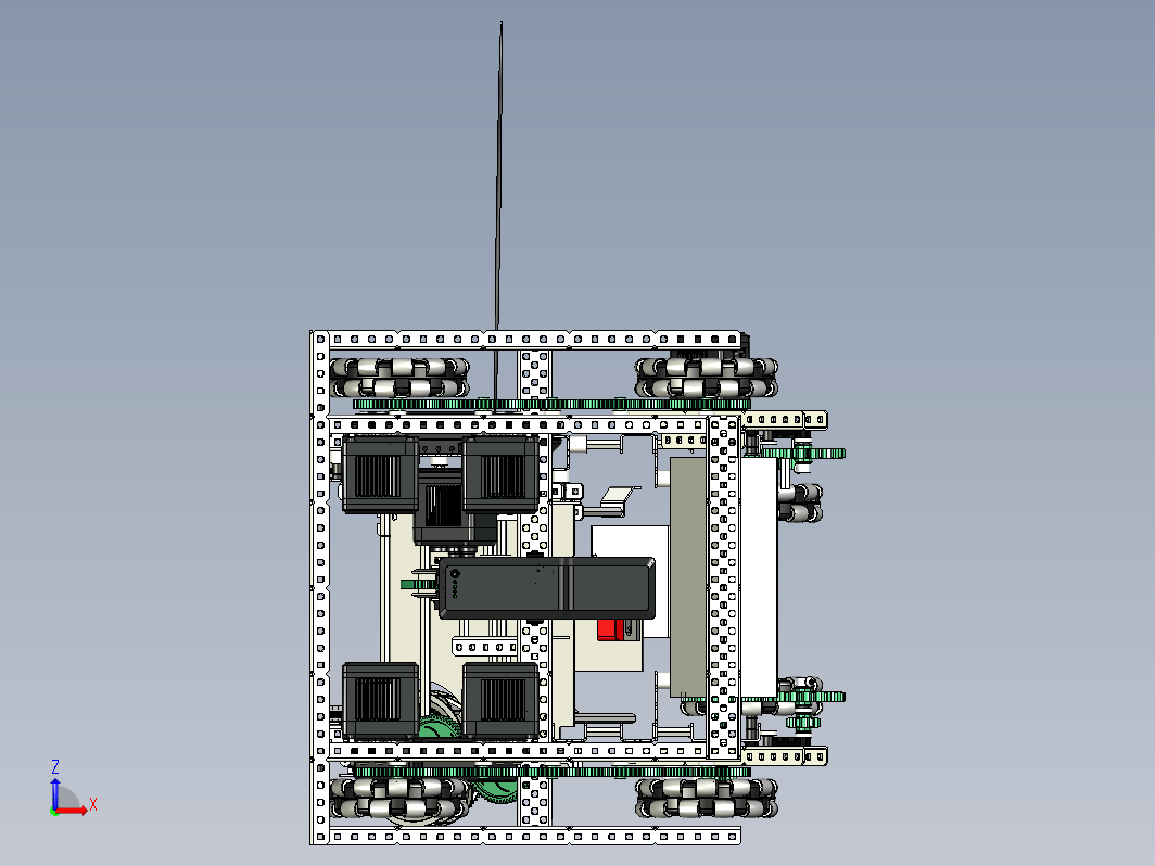 Robotics 2022 Design万向轮比赛机器人车