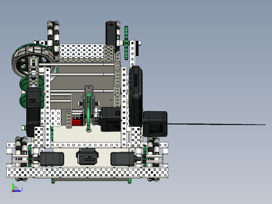 Robotics 2022 Design万向轮比赛机器人车