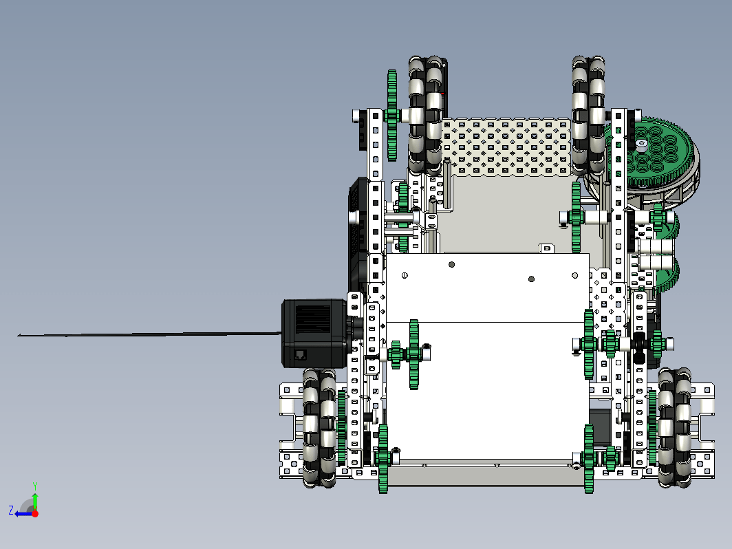 Robotics 2022 Design万向轮比赛机器人车