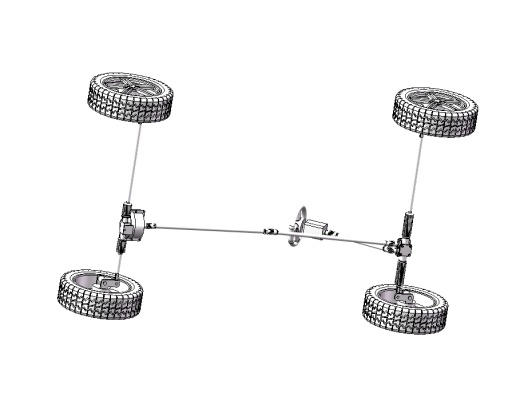 行星齿轮四轮动态转向缩略图