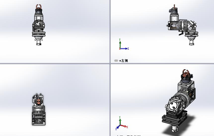 光纤激光激光焊接头