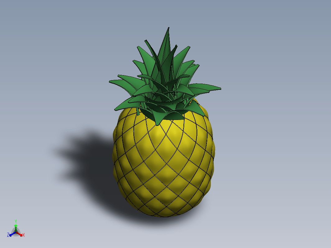 neaple菠萝简易模型