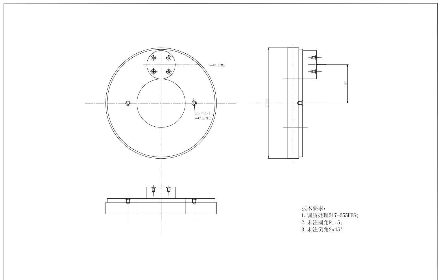 飞剪机剪切机构设计CAD+说明