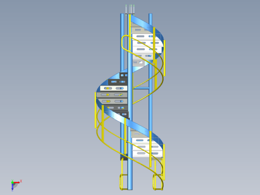 Spiral Stairs螺旋楼梯结构缩略图