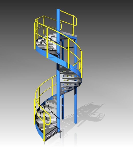Spiral Stairs螺旋楼梯结构缩略图
