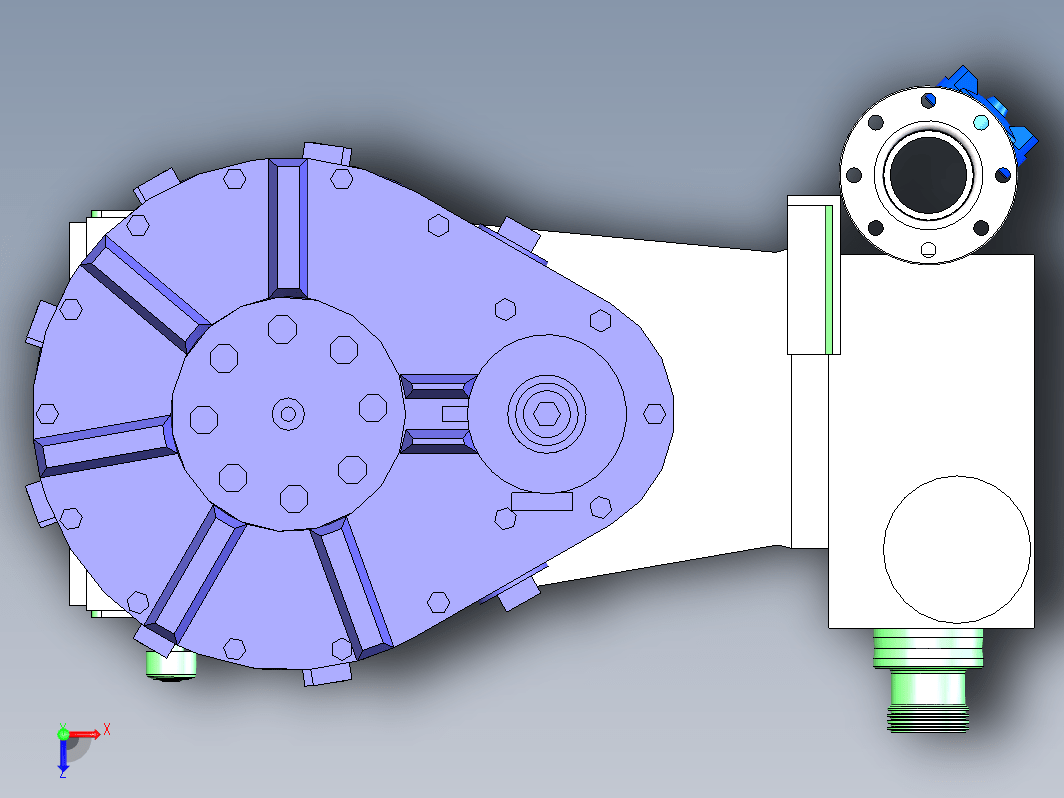 三缸泵设计模型