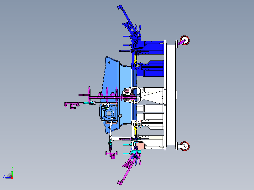 汽车前围板和前围板夹具总成