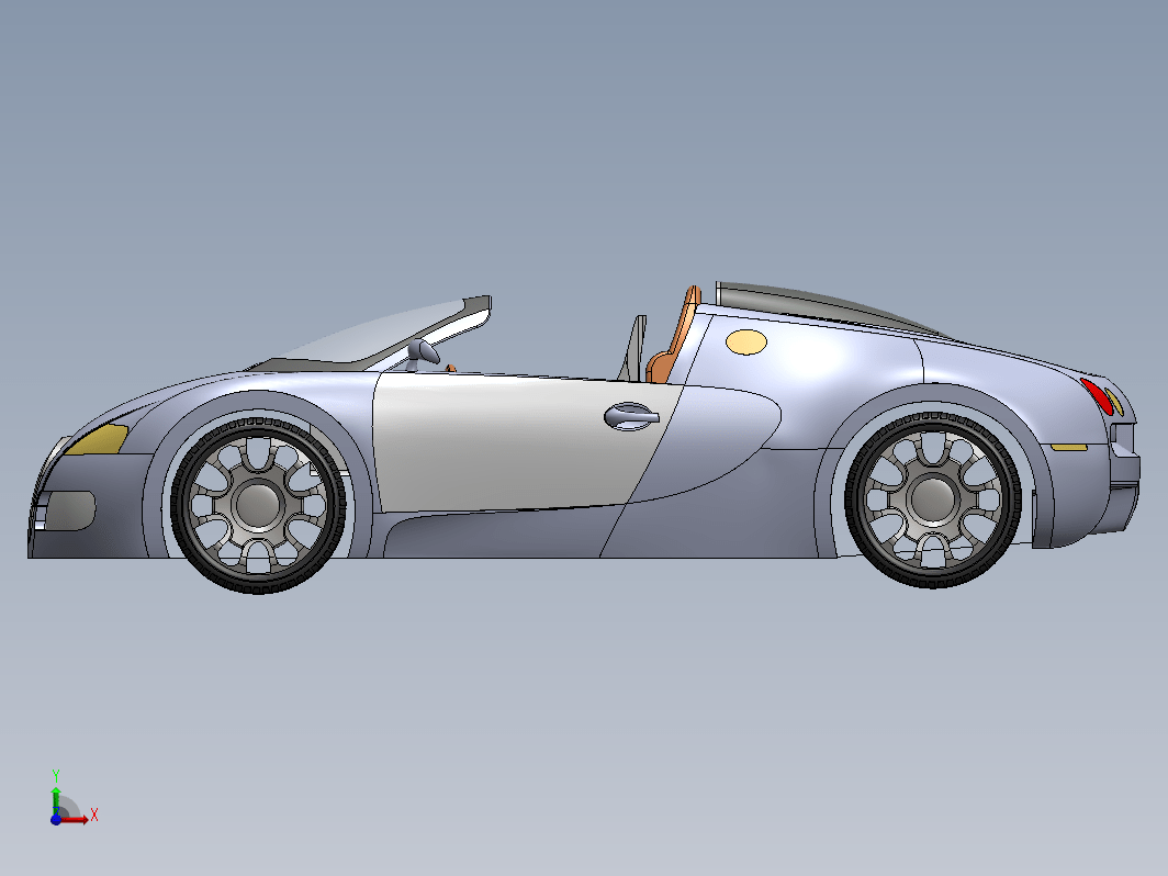 布加迪威龙超级跑车SW设计