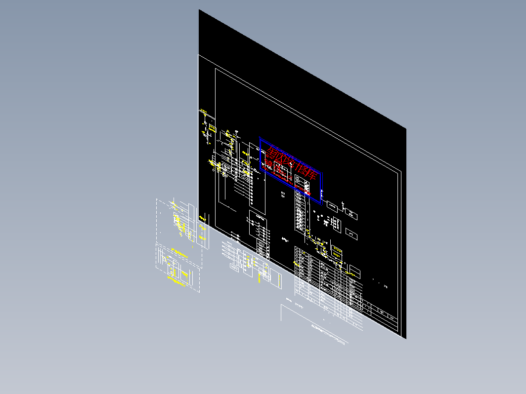 AEC2041PMN电动机综合保护测控单元二次原理图(交流操作回路)