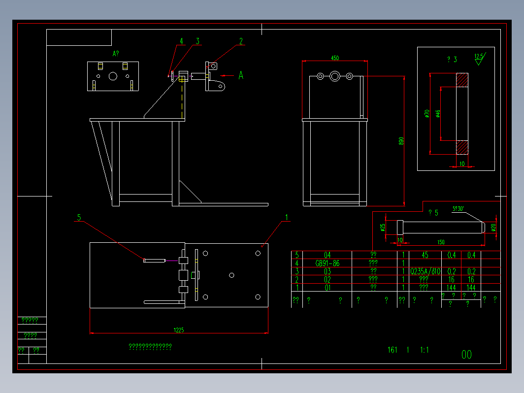 阀座装配操作台