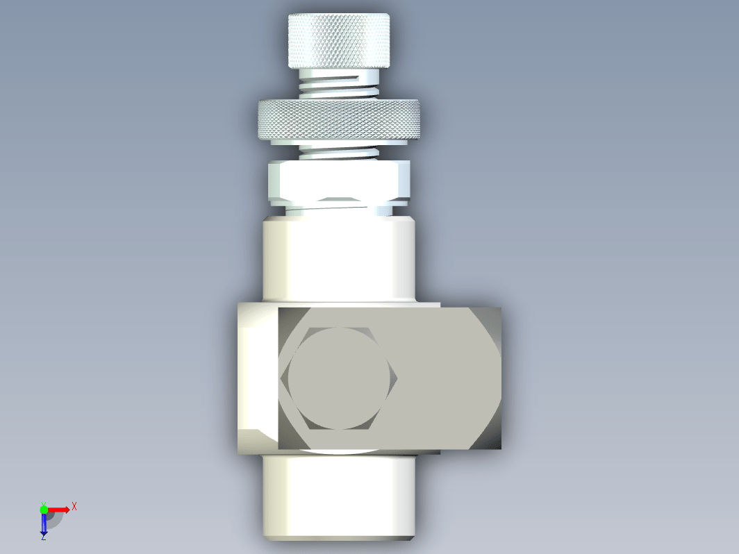 气水混合喷雾头3D模型